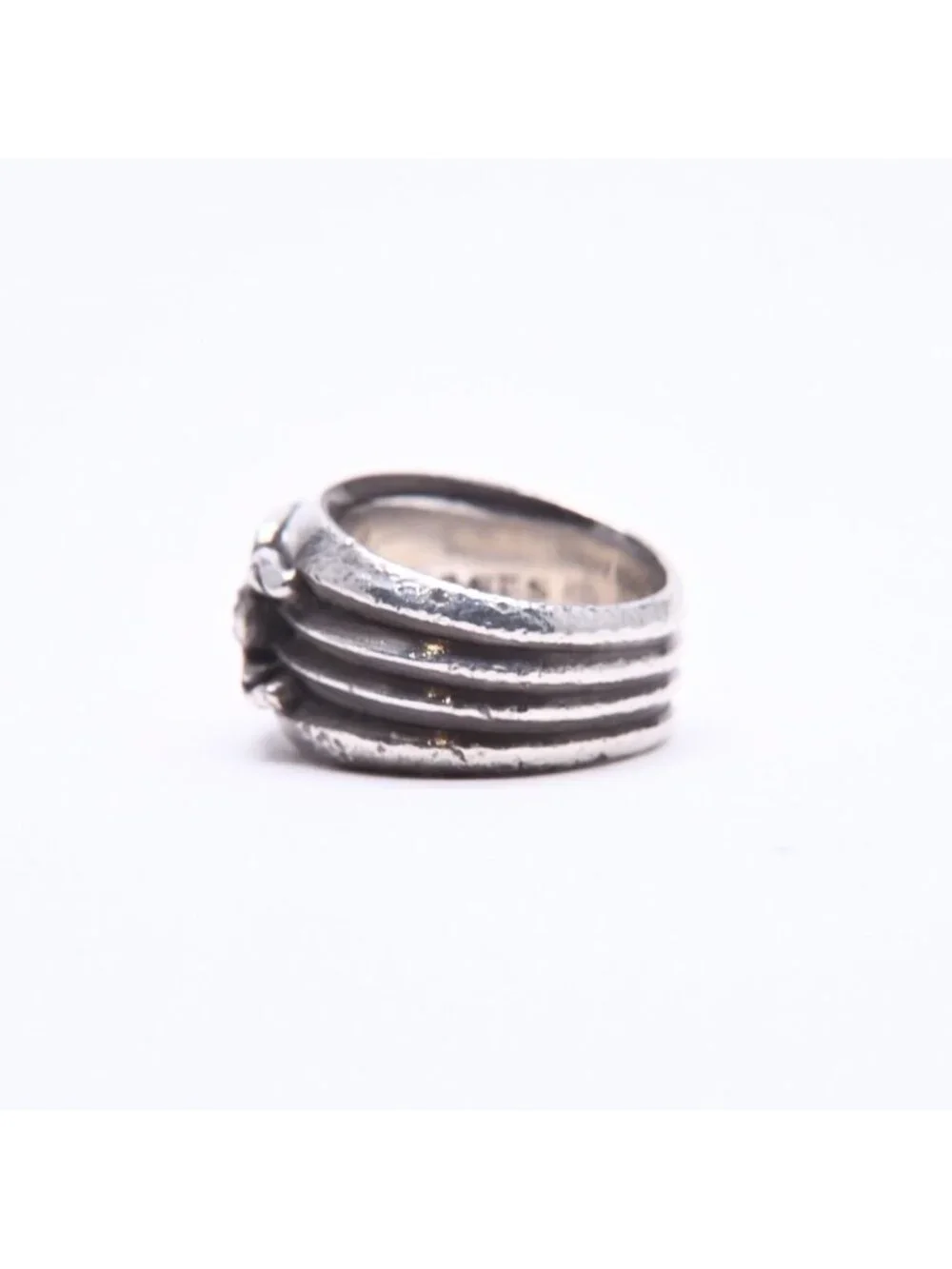 Chrome Hearts Dagger Heart Ring 925 Sterling Silver